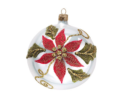 poinsettia ornament